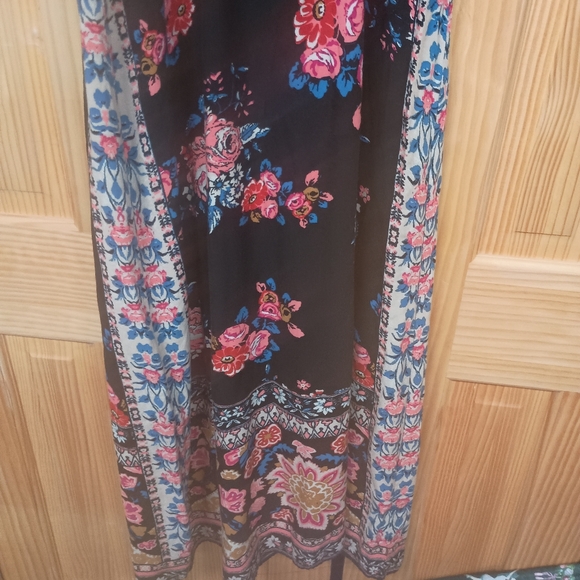 ANTHROPOLOGIE FLYING TOMATO LADIES WOMENS LARGE LG L BOHEMIAN SPRING MAXI DRESS - Picture 4 of 4